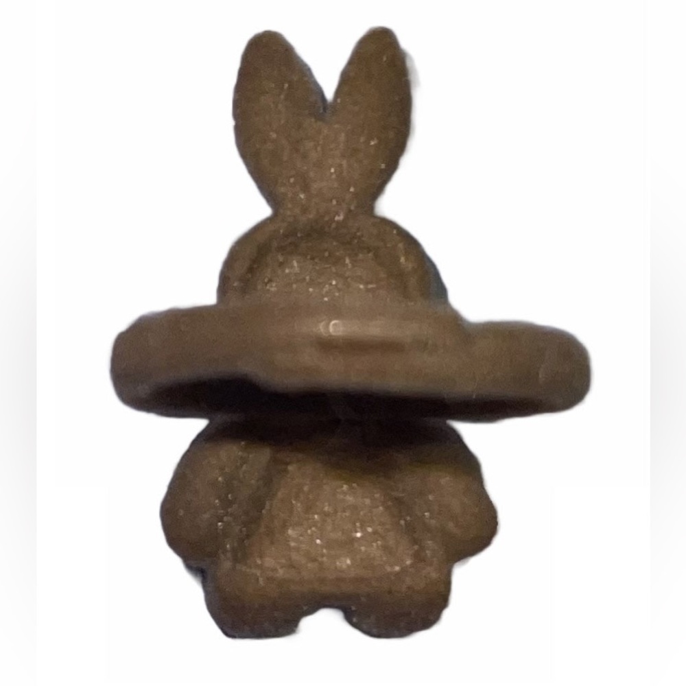 Fuzzy Bunny Ring adjustable light brown - Picture 3 of 5